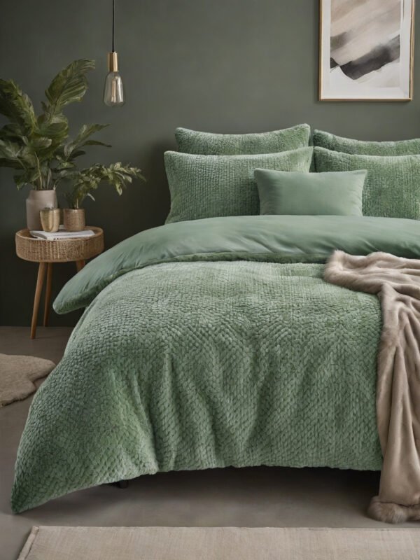 Housse de couette Fur Teddy Groen